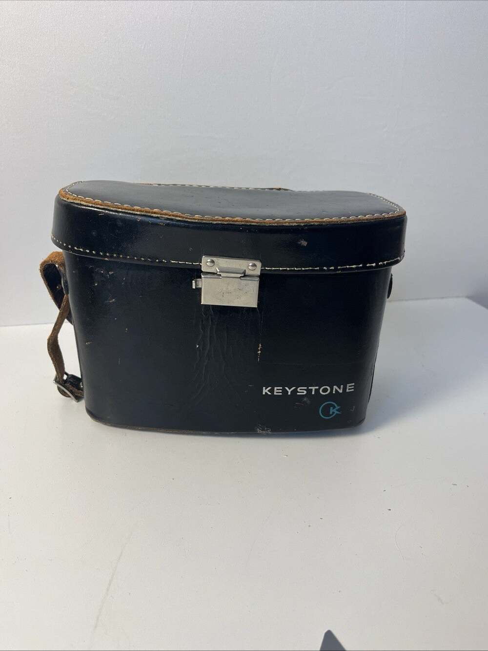 Keystone vintage case Brown leather camera Case